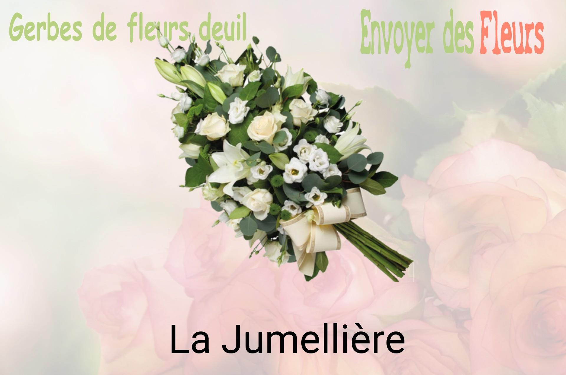 Gerbe de fleurs de deuil livrée à La Jumellière